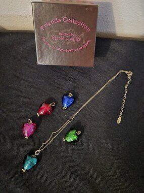 Friends Collection Fashion Necklace with Interchangeable Pendants